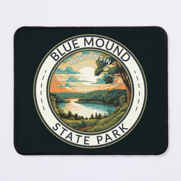 Item preview, Blue Mound State Park Wisconsin Travel Art Badge designed and sold by KrisSidDesigns.