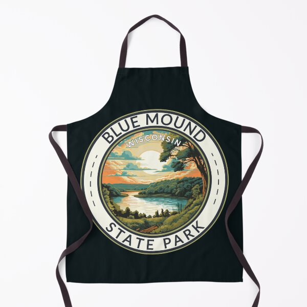 Item preview, Blue Mound State Park Wisconsin Travel Art Badge designed and sold by KrisSidDesigns.