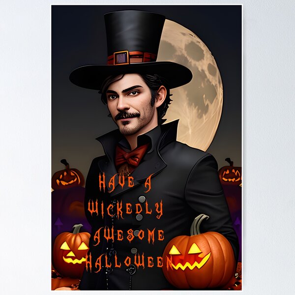 Item preview, Have a Wickedly Awesome Halloween Warlocks designed and sold by ZanyPaintbrush.