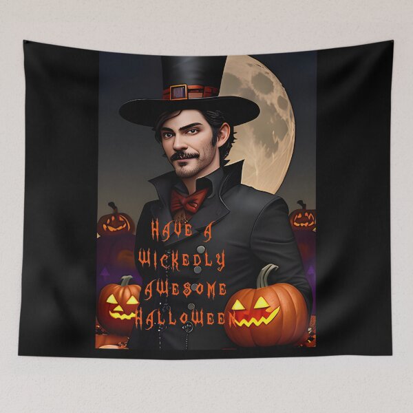 Item preview, Have a Wickedly Awesome Halloween Warlocks designed and sold by ZanyPaintbrush.