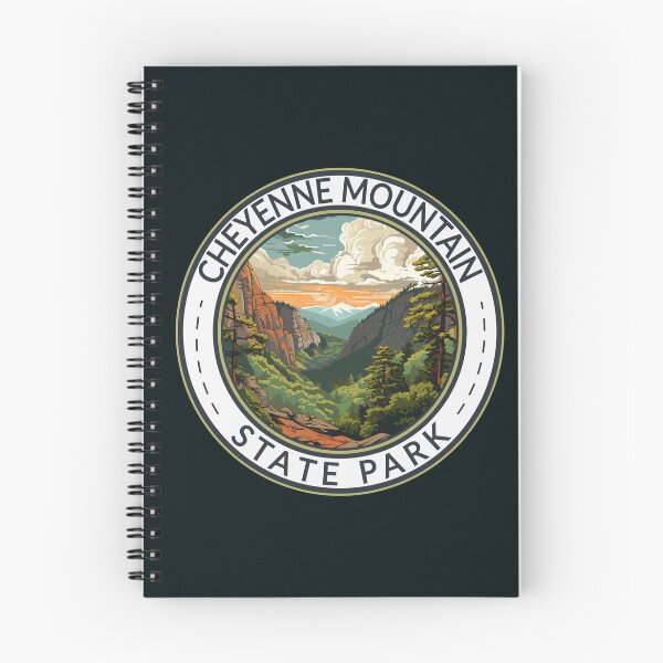 Item preview, Cheyenne Mountain State Park Colorado Travel Art Badge designed and sold by KrisSidDesigns.