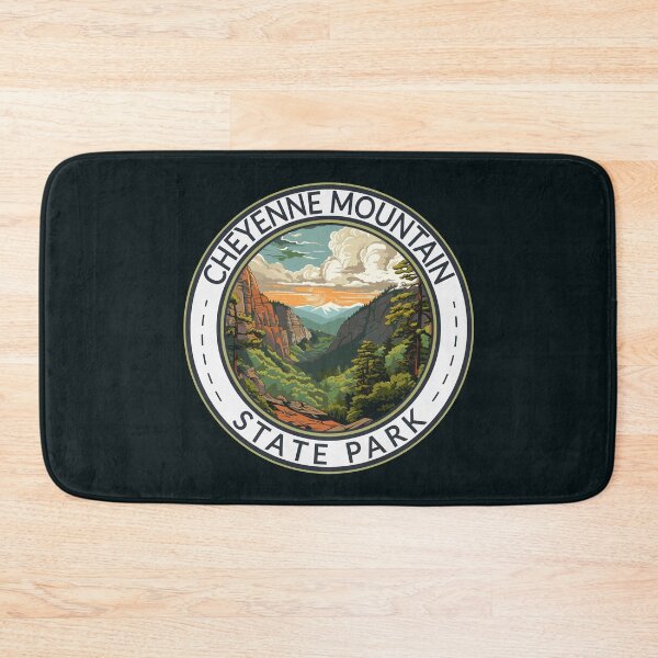 Item preview, Cheyenne Mountain State Park Colorado Travel Art Badge designed and sold by KrisSidDesigns.