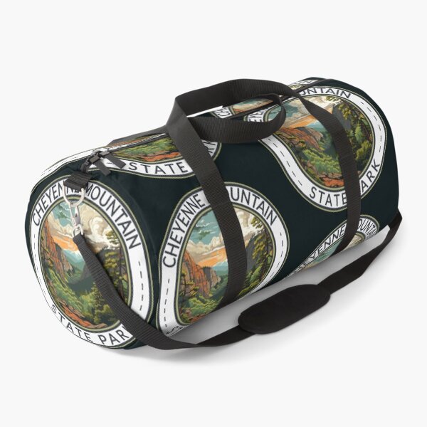 Item preview, Cheyenne Mountain State Park Colorado Travel Art Badge designed and sold by KrisSidDesigns.