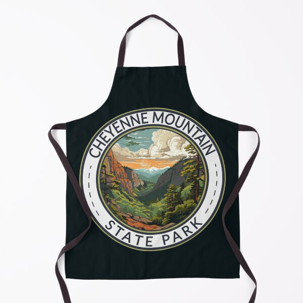 Item preview, Cheyenne Mountain State Park Colorado Travel Art Badge designed and sold by KrisSidDesigns.