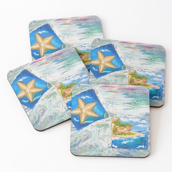 Item preview, Sea-side Landscape Abstract designed and sold by BTZakuroNoTsuki.