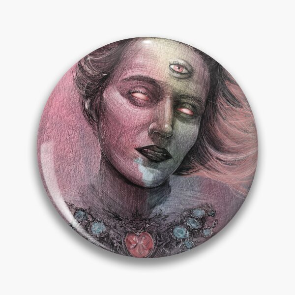 Item preview, All Seeing Trippy Girl Portrait  designed and sold by Ryebreadart.