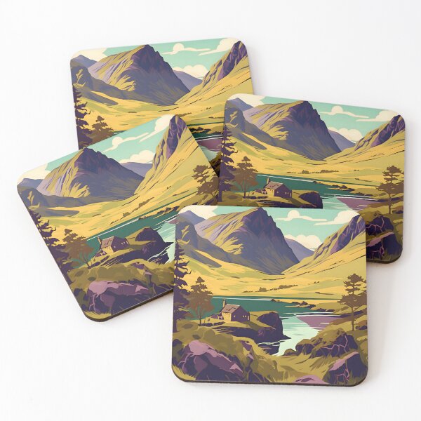 Item preview, Scottish Highlands Art designed and sold by Studio-Pixel.