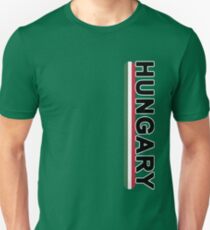 Deluxe Hungary National Sports Jersey Style Slim Fit T-Shirt