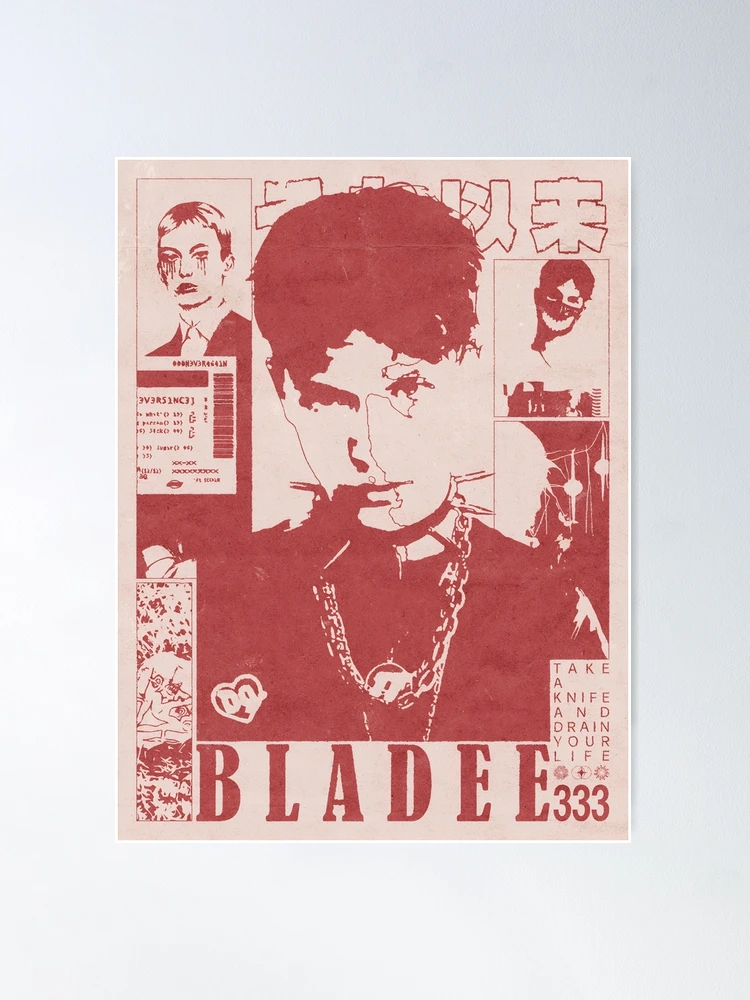 当時物 BLADE ポスター サイズ 42×30 レトロ fposter,medium,wall_texture,
