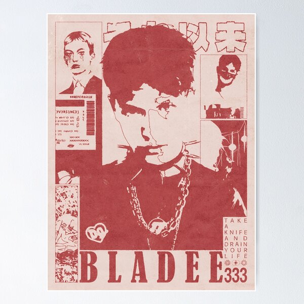 Item preview, Bladee Poster Drain Gang designed and sold by Indie Merch.