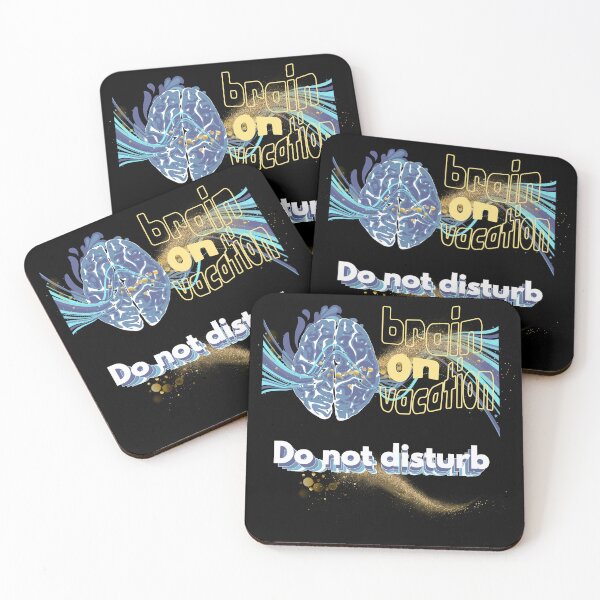 Item preview, Vacation brain, do not disturb designed and sold by studio468.