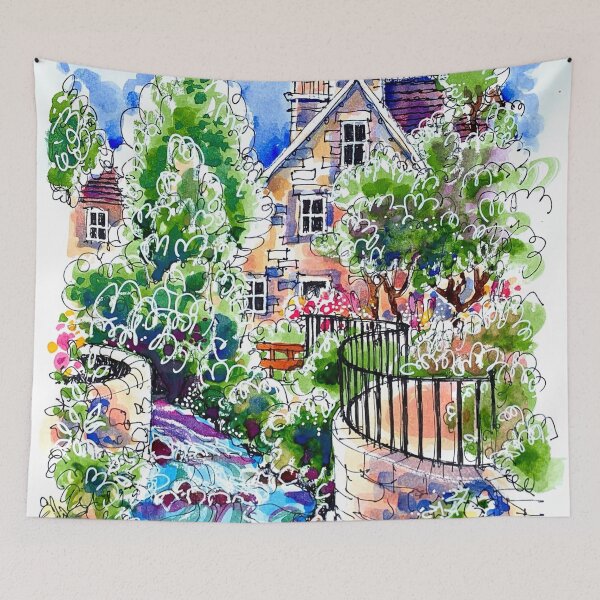 Item preview, Pitlochry Scotland. The weir from the mill. designed and sold by ErinHillStudio.