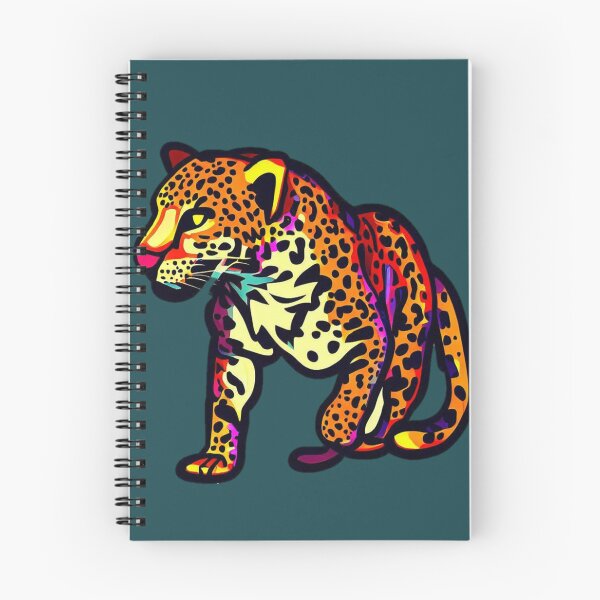 Item preview, cute colorful jaguar designed and sold by Tandilia Store.