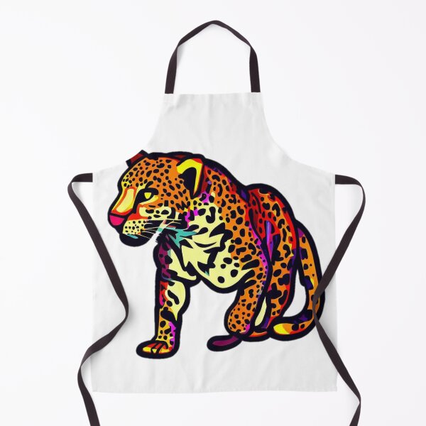 Item preview, cute colorful jaguar designed and sold by Tandilia Store.