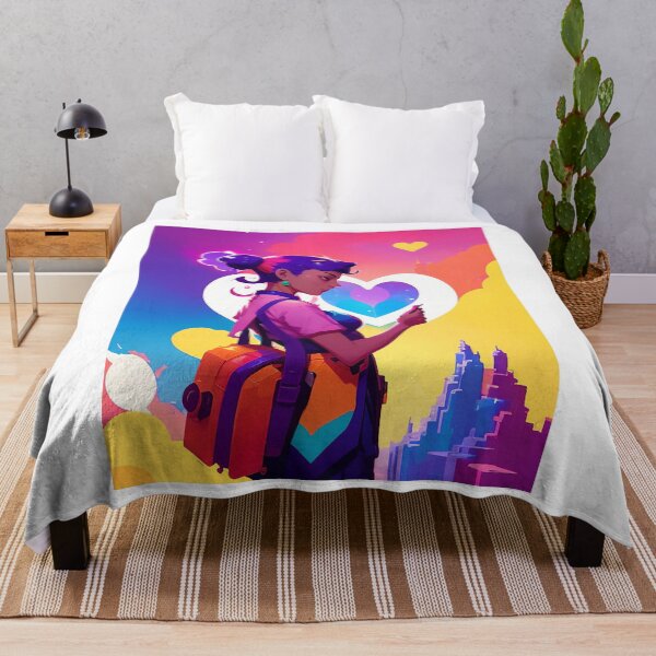 Item preview, Colourful Girl in Love designed and sold by Goodyzaa.