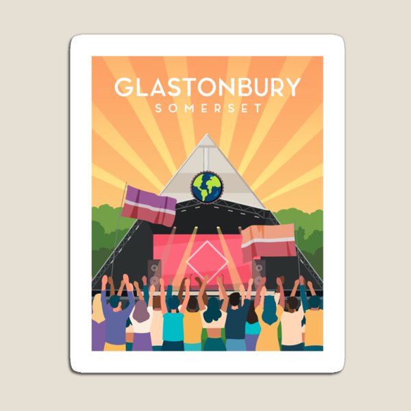 Item preview, Glastonbury Festival, Somerset England designed and sold by typelab.