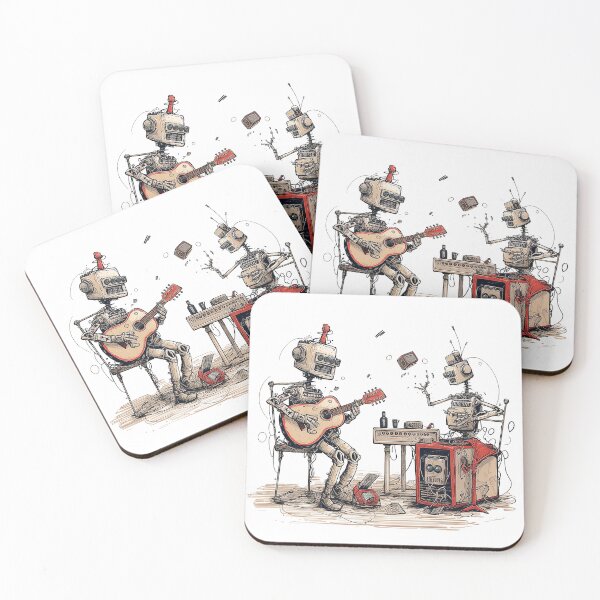 Item preview, Robot Jam Session designed and sold by robotshane.