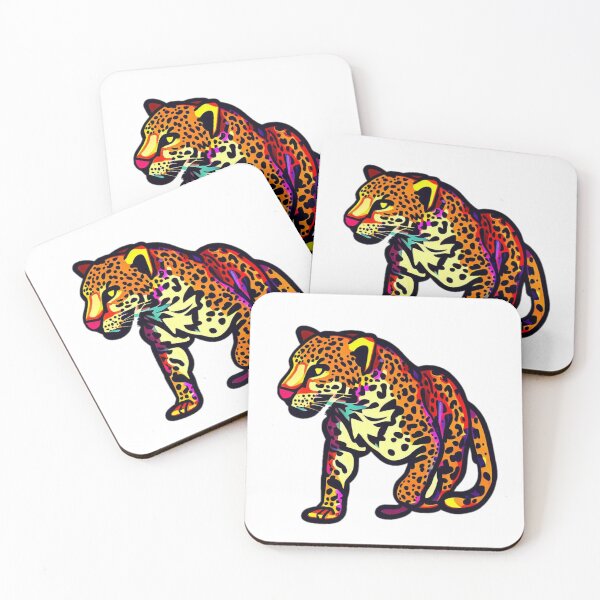 Item preview, cute colorful jaguar designed and sold by Tandilia Store.