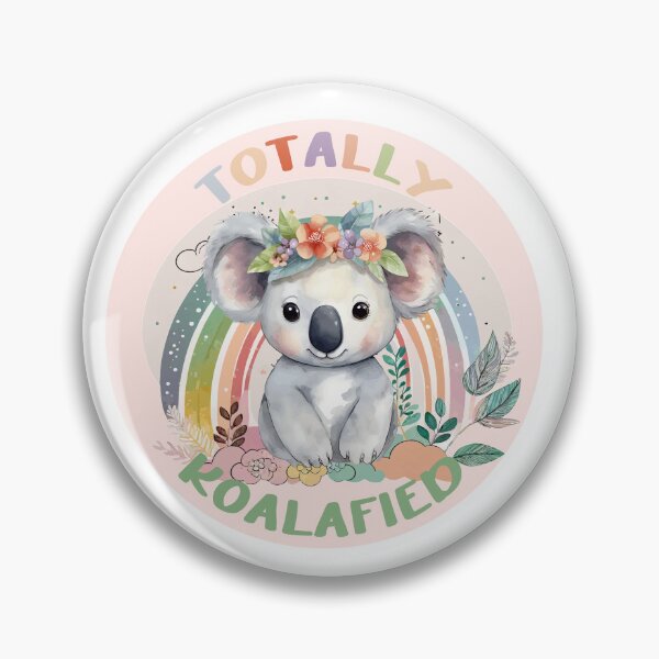 Item preview, Totally koalafied. Cute koala in a rainbow background designed and sold by Anastasiia Yurevych.