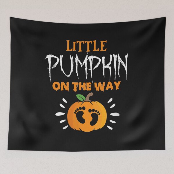 Item preview, Little Pumpkin On The Way Pregnancy Announcement Hall designed and sold by Pitchou07.