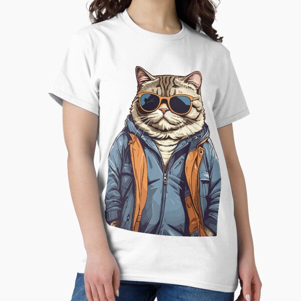 Item preview, Chubby Chic Showcasing the Unforgettable Chubby Cat designed and sold by Gooddaycanvas.