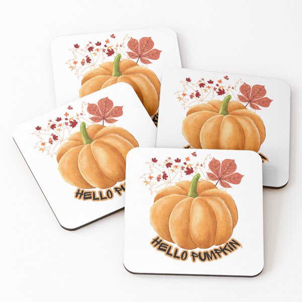 Item preview, Hello Pumpkin Autumn Print designed and sold by kirkytracy.