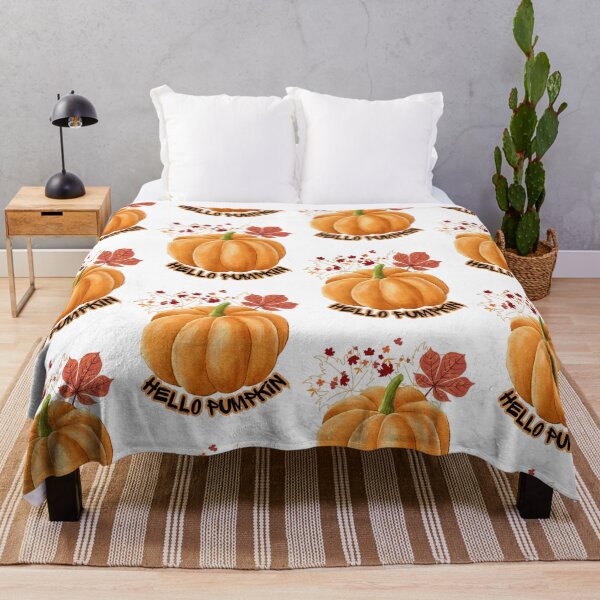 Item preview, Hello Pumpkin Autumn Print designed and sold by kirkytracy.