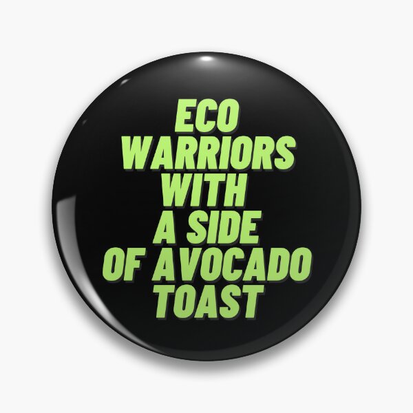 Item preview, Eco Warriors with a Side of Avocado Toast Stickers designed and sold by Molecularmerch.