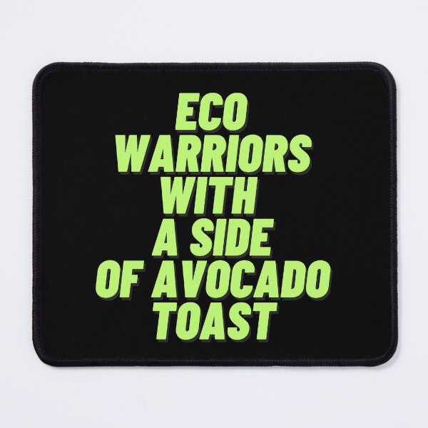 Item preview, Eco Warriors with a Side of Avocado Toast Stickers designed and sold by Molecularmerch.