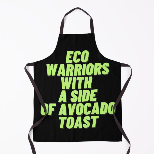 Item preview, Eco Warriors with a Side of Avocado Toast Stickers designed and sold by Molecularmerch.