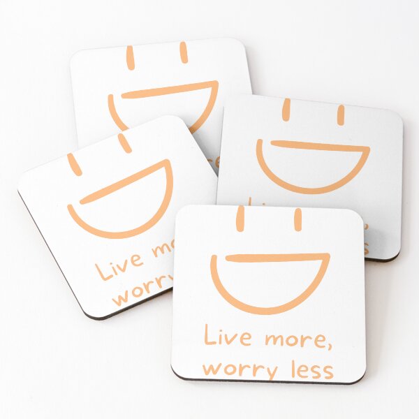 Item preview, Live more, Worry less - Shirt designed and sold by PandaPlanner.