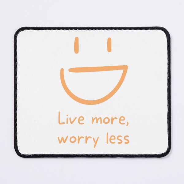 Item preview, Live more, Worry less - Shirt designed and sold by PandaPlanner.