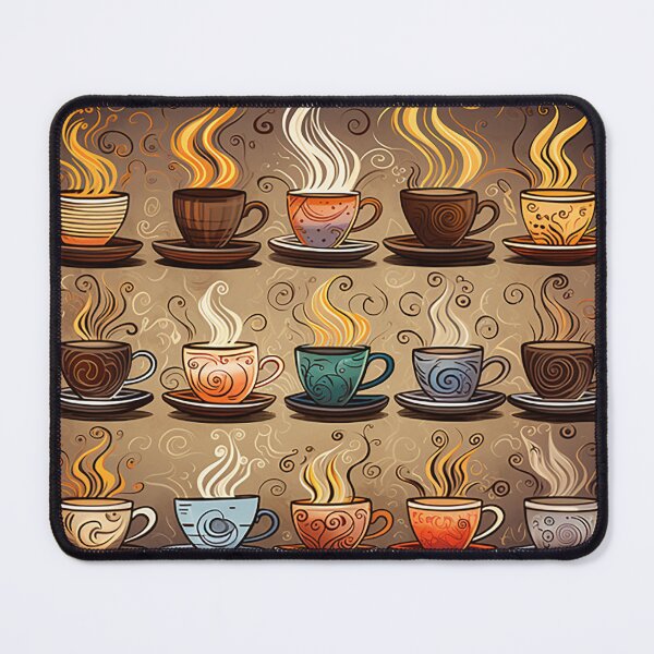 Item preview, Cozy Coffee Collection: Hand-Drawn Mugs, Beans, and More designed and sold by PaintbrushPlace.