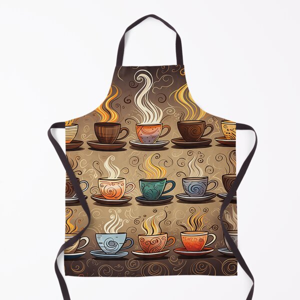Item preview, Cozy Coffee Collection: Hand-Drawn Mugs, Beans, and More designed and sold by PaintbrushPlace.