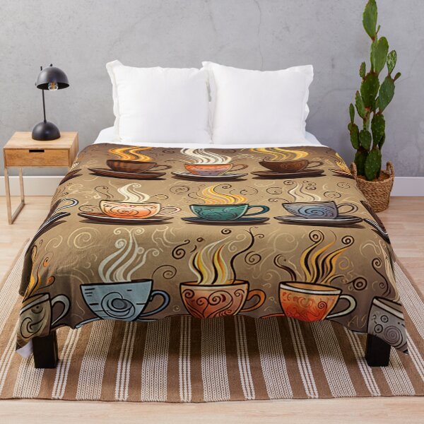 Item preview, Cozy Coffee Collection: Hand-Drawn Mugs, Beans, and More designed and sold by PaintbrushPlace.