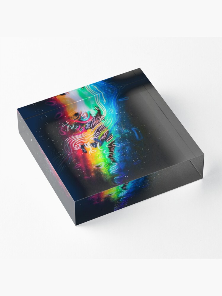 Alternate view of The Formation of Your Beautiful Soul Acrylic Block