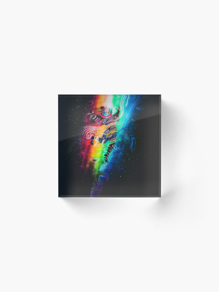 Alternate view of The Formation of Your Beautiful Soul Acrylic Block