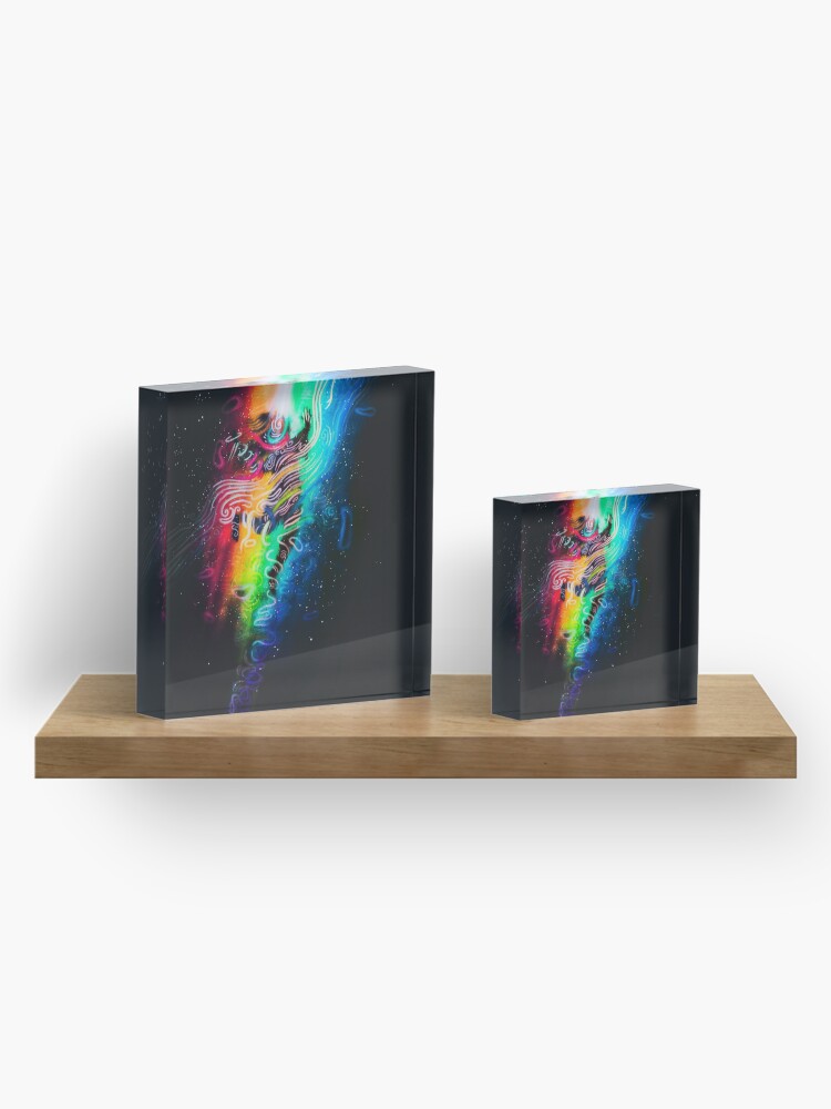 Alternate view of The Formation of Your Beautiful Soul Acrylic Block