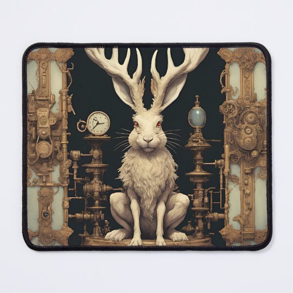 Item preview, Steampunk Jackalope designed and sold by HabitableMoons.