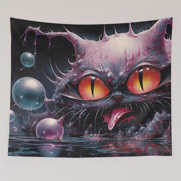 Item preview, "Cosmic Cat: Alien Monster Atoll Expedition" designed and sold by Art-Vortex-fr.