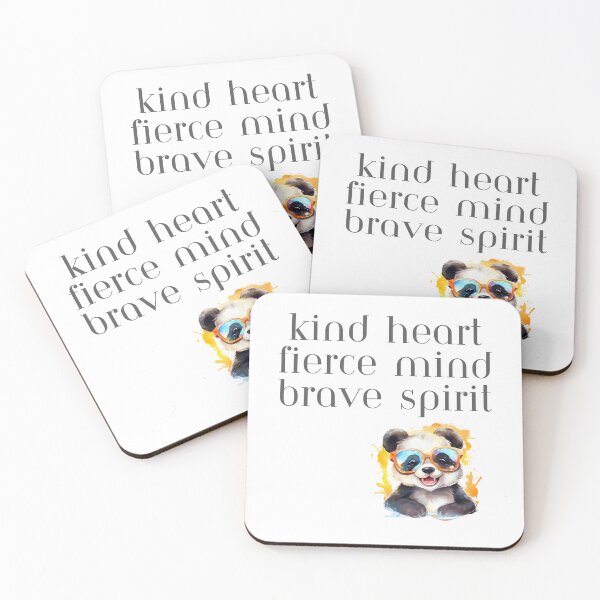 Item preview, Kind heart fierce mind brave spirit - Shirt designed and sold by PandaPlanner.