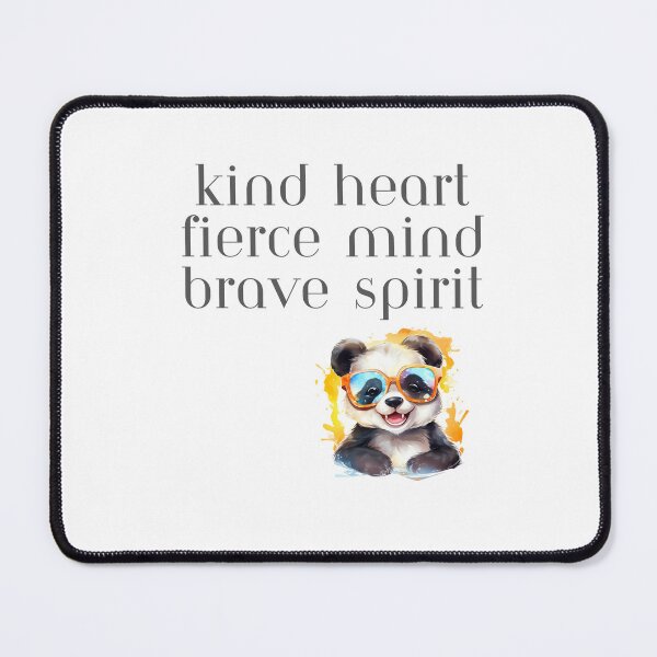 Item preview, Kind heart fierce mind brave spirit - Shirt designed and sold by PandaPlanner.