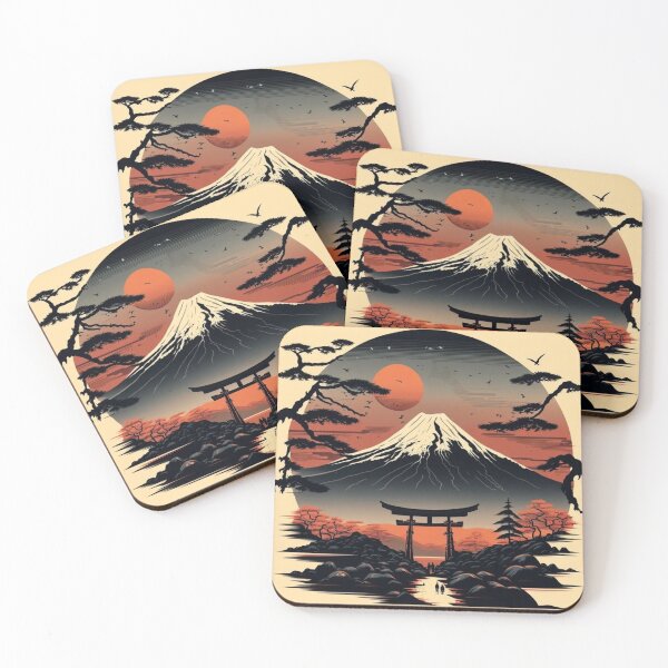 Item preview, Mount Fuji X Torii gate  designed and sold by lifestylein.