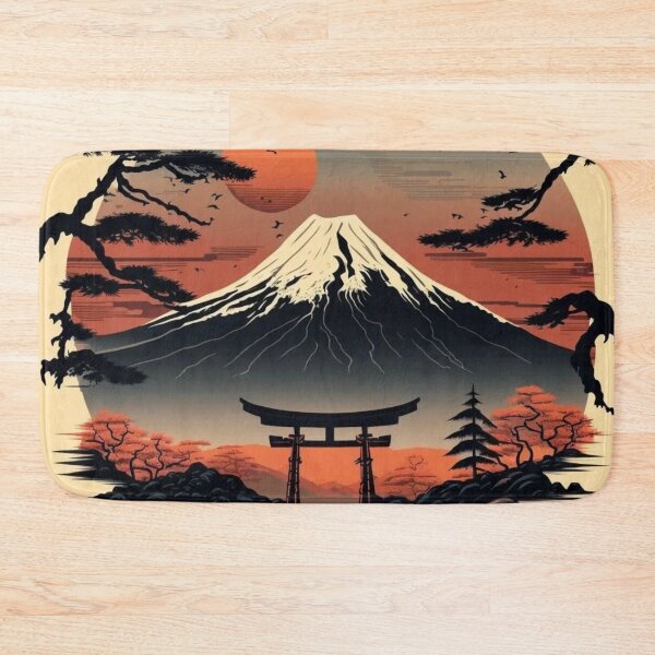 Item preview, Mount Fuji X Torii gate  designed and sold by lifestylein.