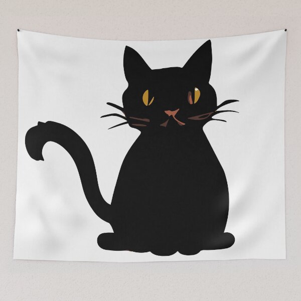 Item preview, Black Halloween Cat designed and sold by SamJanner.