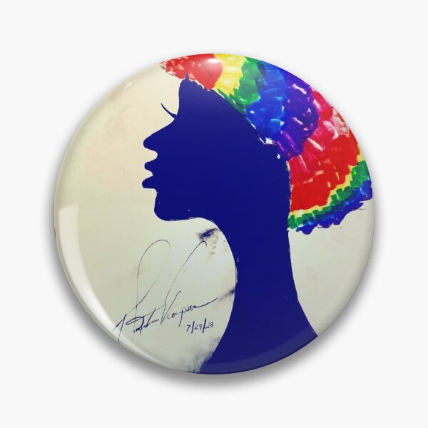 Item preview, Rainbow African American Afro designed and sold by Artist Painter Nicky.