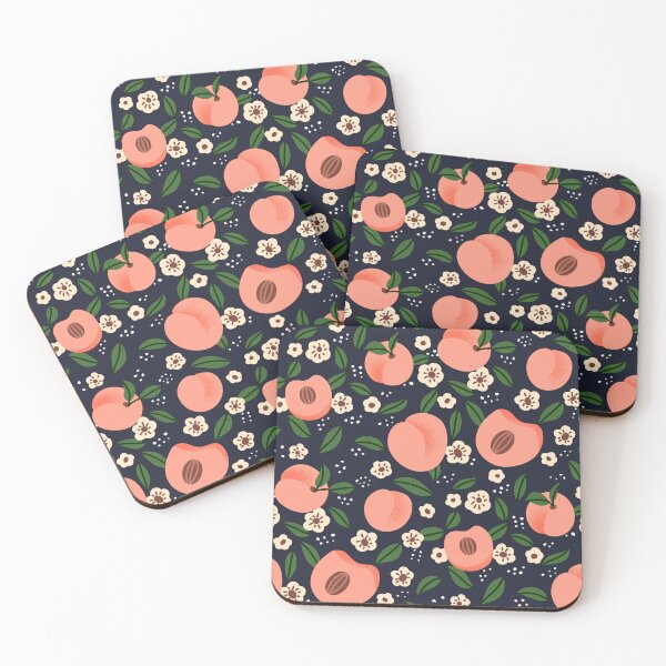 Item preview, Apricots pattern | peach pattern designed and sold by simonlidesign.