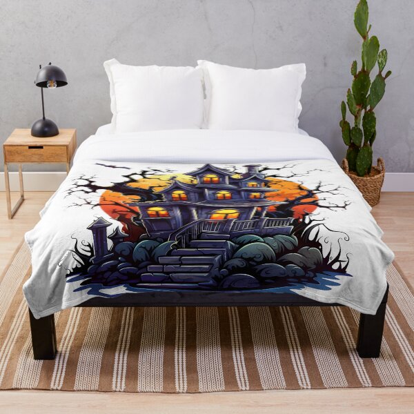 Item preview, casa embrujada de halloween designed and sold by Win Hardy.