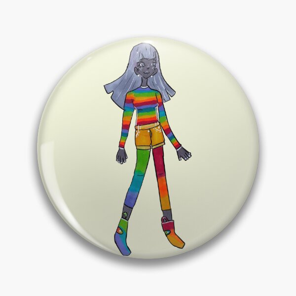 Item preview, Rainbow Girl - Anime Portrait designed and sold by jolabrese.