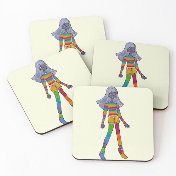 Item preview, Rainbow Girl - Anime Portrait designed and sold by jolabrese.